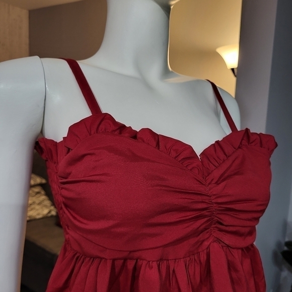 BRANDLESS - Red spagetti strap Smock back - Picture 3 of 5